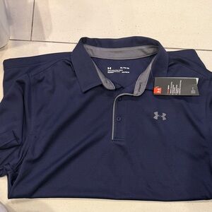Under Armour Men's Dark Blue Polo Shirt